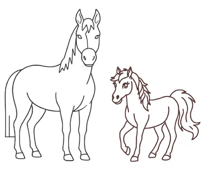 desenhos de cavalos para colorir e imprimir para imprimir e colorir - imagem 7